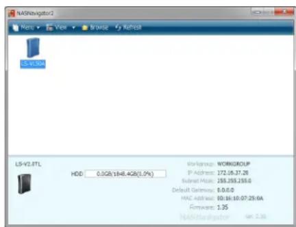 BUFFALO LinkStation Live - Configuration du logiciel LinkNavigator (LS-VL, LS-XHL, LS-CHL) - 5