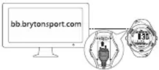 Bryton Cardio 35T - Étape 1. Connexion, synchronisation et chargement - 1