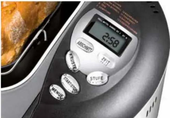 UNOLD Backmeister Onyx 8695 - EXPLICATIONS DU CHAMP DE COMMANDE - 1