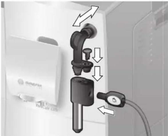 BOSCH VeroCafe TES50328RW - Nettoyage du mousseur de lait - 2