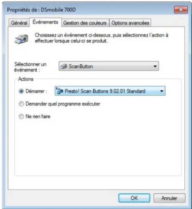 BROTHER DS700D - Définition D'UN PROGRAMME PAR DÉFAUT - 1