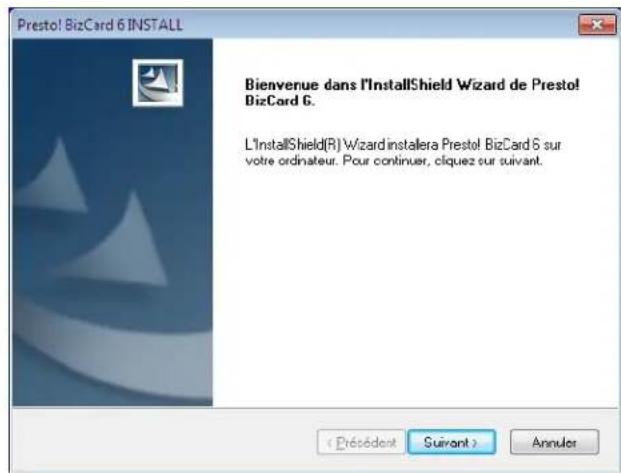 BROTHER DS700D - Installation de BizCard® 6 (pour Windows®) - 1