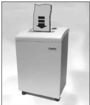 Dahle 40214 - Operation - shredding paper - 7