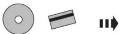 Dahle 40214 - Operation - shredding CDs/DVDs & bank cards - 5