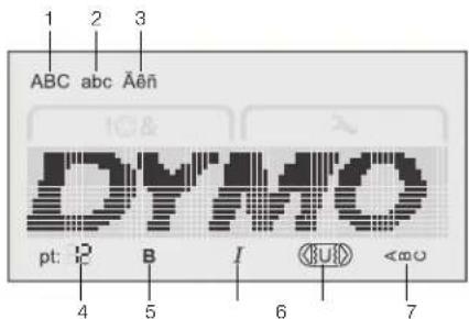 DYMO LabelManager 160 - Ecran à cristaux liquides - 1