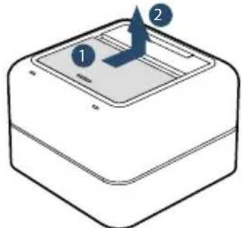 WITHINGS iPhone iPad Smart Baby Monitor - ① Installer la batterie - 1
