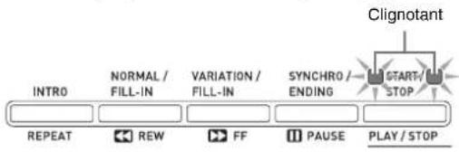 CASIO Privia PX350M - Appuyez sur le bouton 17 (SYNCHRO/ ENDING). - 1