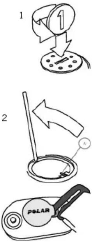 POLAR RCX5 - Remplacer la pile du capteur de fréquence cardiaque Polar H2 - 1