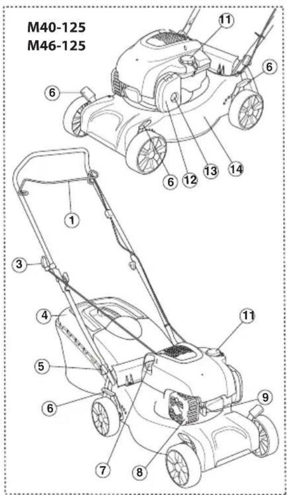 MCCULLOCH M46125R - QUELS SONT LES COMPOSANTS? - 2