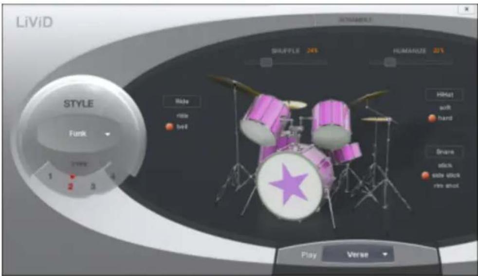 MAGIX Music Maker 2013 - LiViD - Little Virtual Drummer - 1