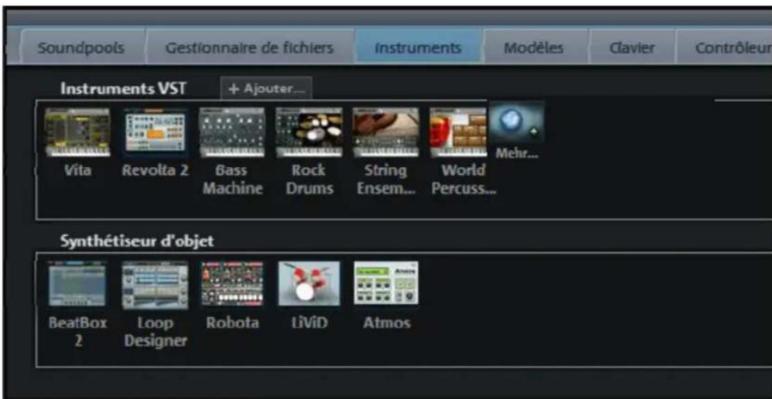 MAGIX Music Maker 2013 - Intégrer des instruments virtuels - 1