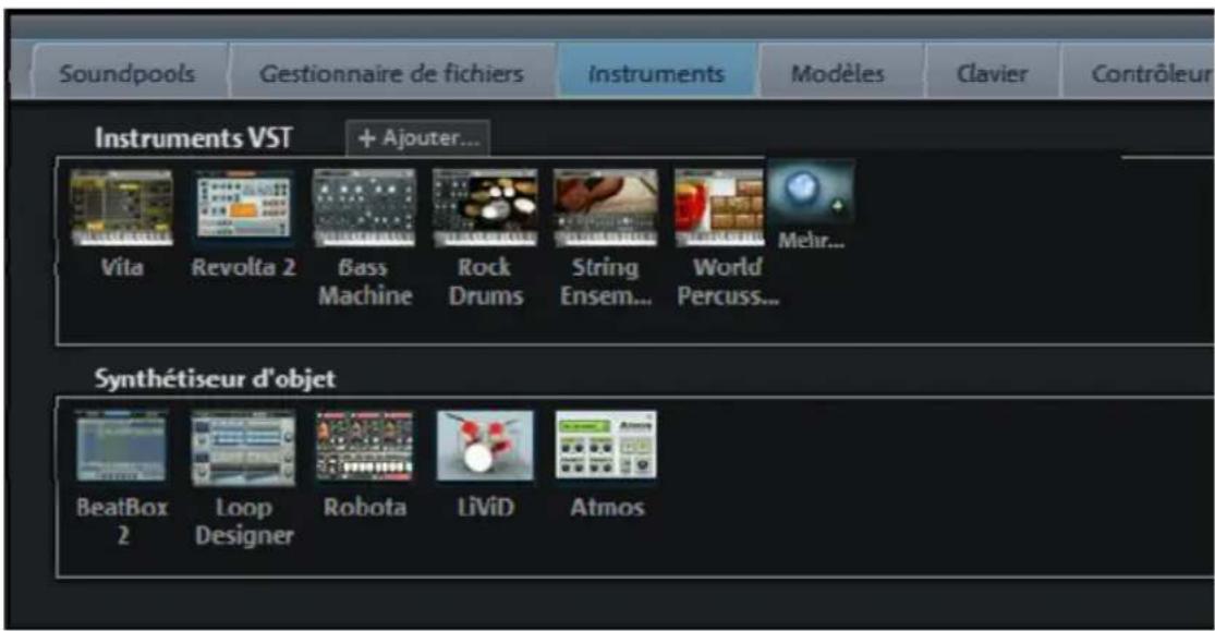 MAGIX Music Maker 2013 - Acceder au synthétiseur - 1
