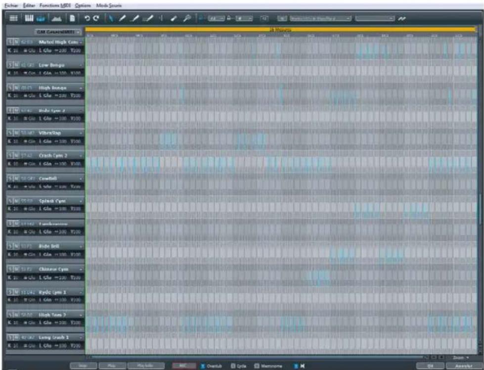 MAGIX Music Maker 2013 - Editeur de percussion - 2