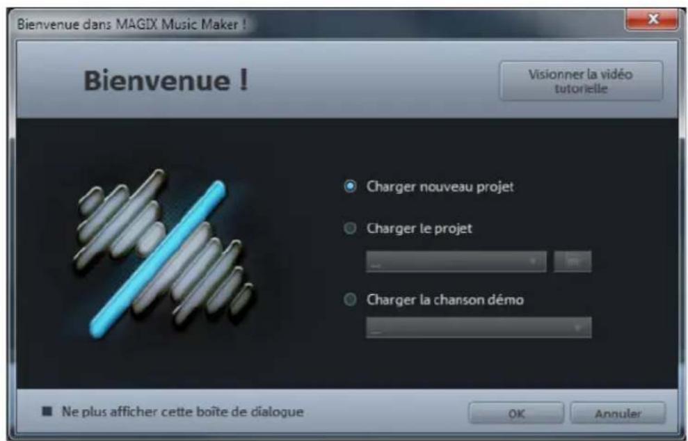 MAGIX Music Maker 2013 - Lire un projet démo - 1