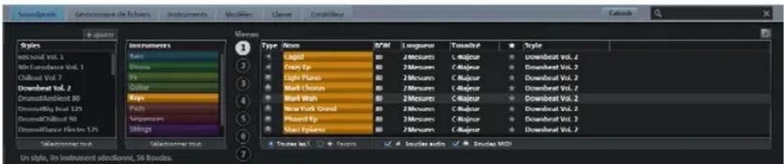 MAGIX Music Maker 2013 - Configuration des Soundpools - 2