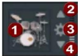 MAGIX Music Maker 2013 - En-têtes de pistes et icones d'instruments - 4