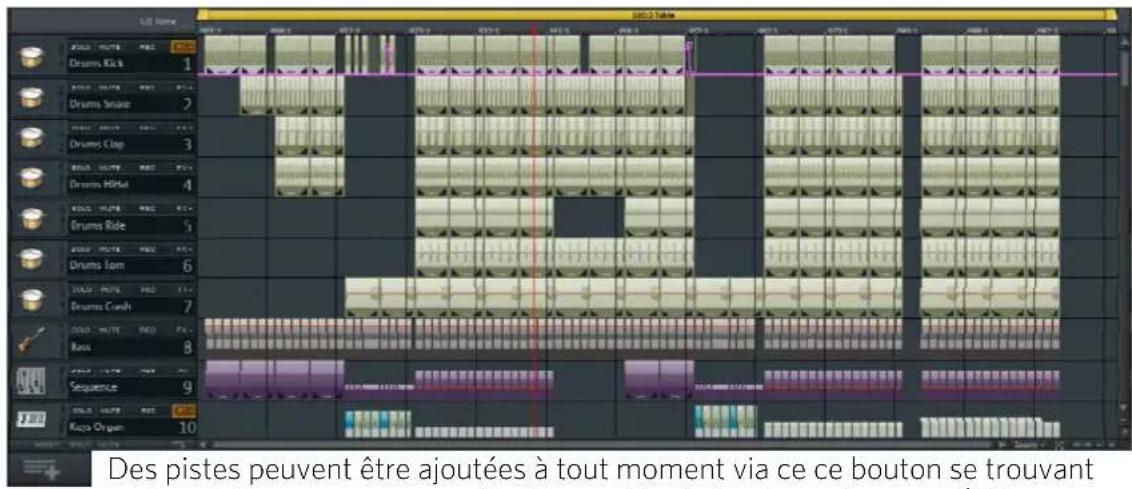 MAGIX Music Maker 2013 - Pistes (Tracks) - 1
