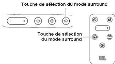 JBL CINEMA SB100 - CHANGEMENT DE MODE SURROUND - 1