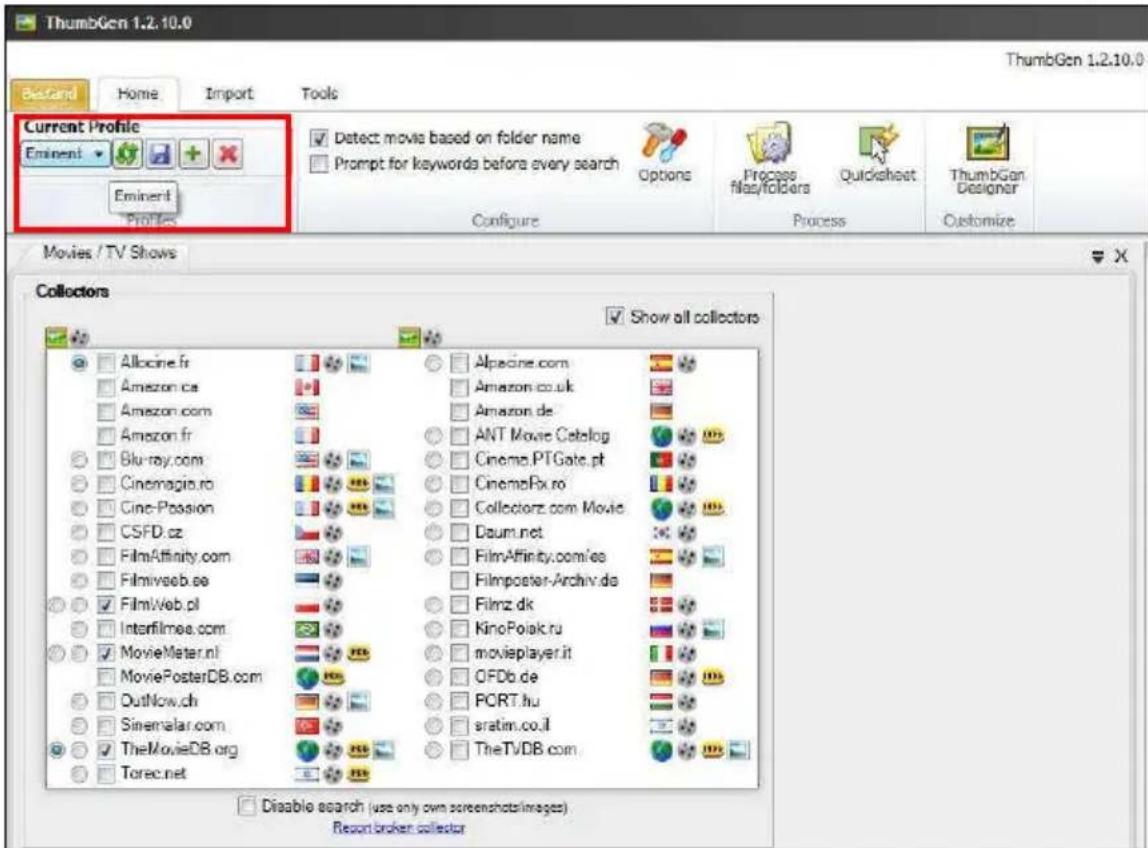 Eminent EM7380 - Utilisation du programme ThumbGen - 6