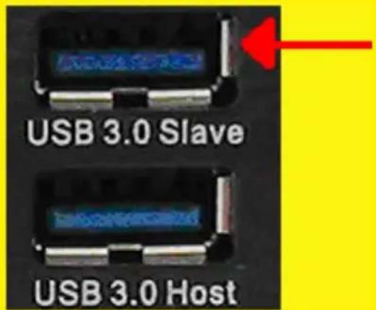 Eminent EM7380 - Utilisation du port USB (3.0) esclave - 1