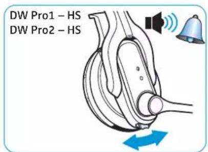 SENNHEISER DW Pro 2 - Régler le volume de la sonnerie et des signaux acoustiques - 2