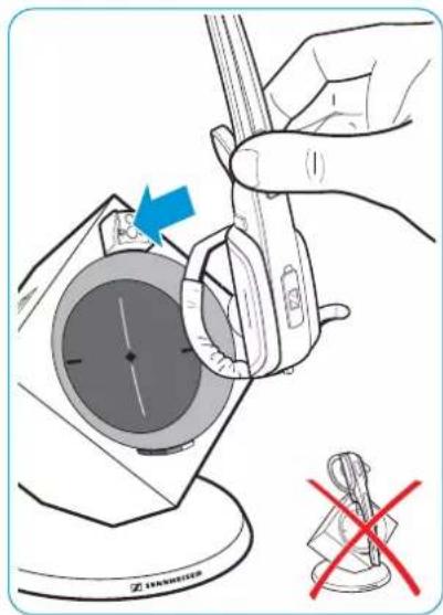 SENNHEISER DW Pro 2 - Charger le casque-micro - 5