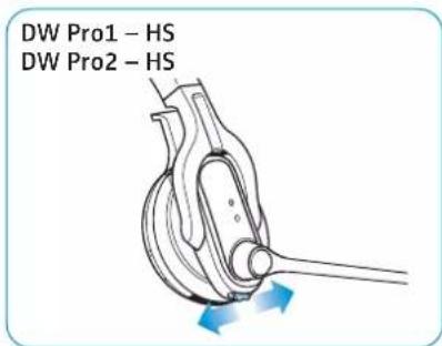 SENNHEISER DW Pro 2 - Régler le volume de la restitution sonore - 6