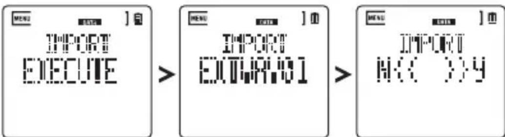 KORG SR01 SOS - Importer un fichier - 1