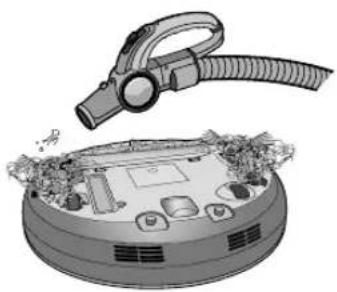 LG HomBot vc - MANIPULATION DES BROSSES LATÉRALES - 1