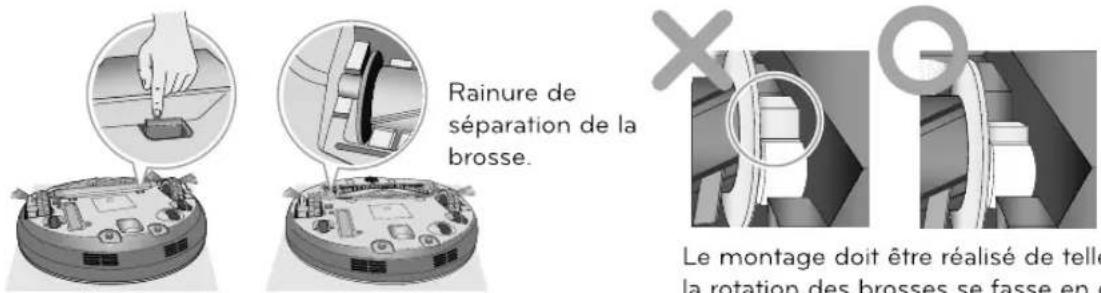 LG HomBot vc - Message sonore "Veuillez vérifier la brosse" - 2