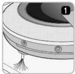 LG HomBot vc - MANIPULATION DES BROSSES LATÉRALES - 2