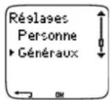 POLAR RS400sd - Réglages généraux - 1