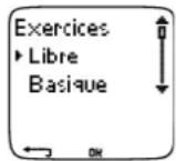 POLAR RS400sd - Types d'exercices - 2