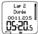 POLAR RS400sd - d. Temps intermédiaires - 2
