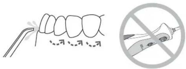 Waterpik WP450 - Réglage de la pression - 3