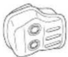 MCCULLOCH Ergolite 6028 - Silencieux - 2