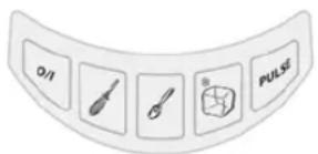 CUISINART BFP603E Duo - tableau de commandes - 1