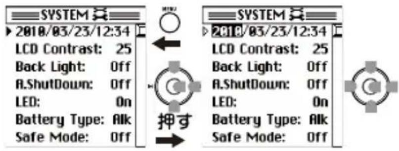 KORG MR2 - 日時の設定をする - 1