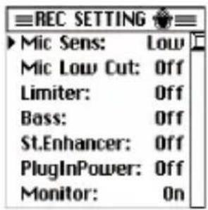 KORG MR2 - Mic Sens - 1