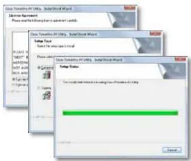 LINKSYS PLSK400 - Pour installer l'utilitaire de configuration : - 1
