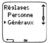POLAR RS800CX - Réglages généraux - 1
