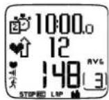POLAR RS800CX - Données disponibles pendant l'exercice - 3