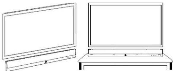 BOSTON ACOUSTICS TVee 26 - Emplacement de la barre de sons - 2