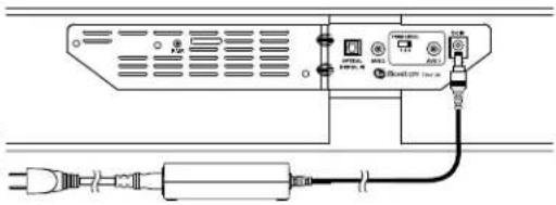 BOSTON ACOUSTICS TVee 26 - Branchement de l'alimentation - 1