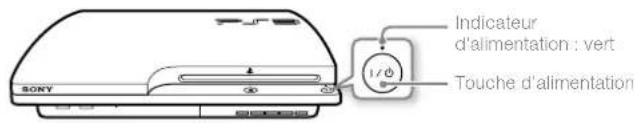 SONY PlayStation 3 Slim - Appuyez sur la touche d'alimentation. - 1