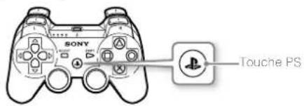 SONY PlayStation 3 Slim - Appuyez sur la touche PS de la manette. - 1