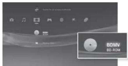 SONY PlayStation 3 Slim - Une icone apparait dans le menu XMB _TM et la lecture du disque commence. - 1