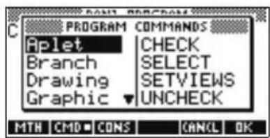 HP 39gs - Entrer des commandes - 1