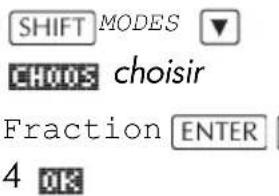 HP 39gs - Calculs de fractions - 1