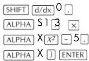 HP 39gs - Calcul de primitive avec les variables formelles - 1